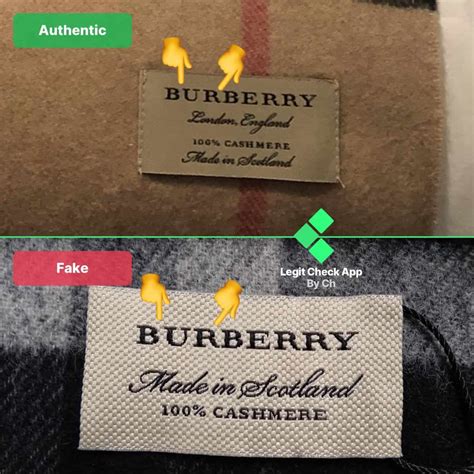 burberry tag real vs fake shirt|authentic burberry scarves.